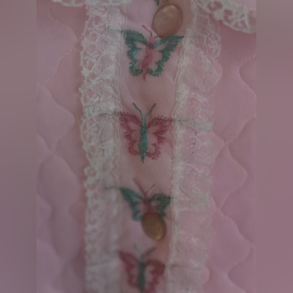 Vintage 60s quilted robe - Picture 4 of 12